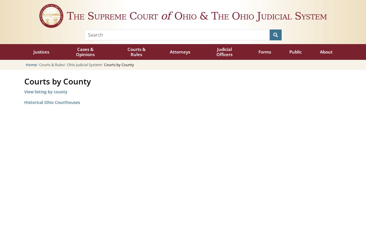 Huron County court docket Ohio trial court directory